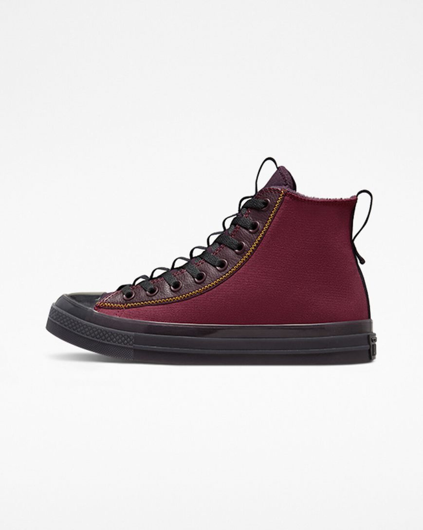 Women's Converse Chuck Taylor All Star CX Explore Counter Climate High Top Shoes Dark Red / Black Pink | AU 38E49D